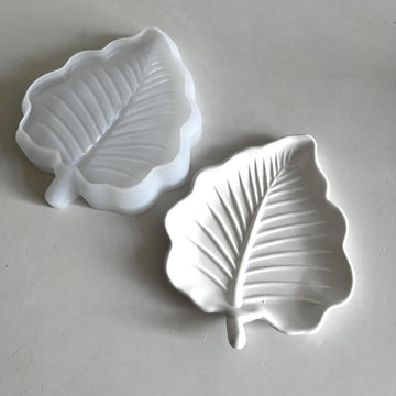 Fashion Personalized Leaf Tray Dish Silicone Mold